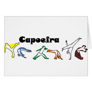 abada Brésil Angola de hache de capoeira de carte