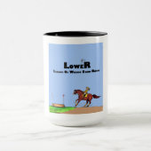 ABAISSEZ la tasse (Centre)