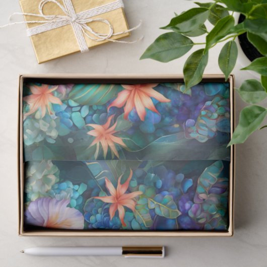 Abalone Bloementuin Decoupage Tissue Tissuepapier (Geschenk)