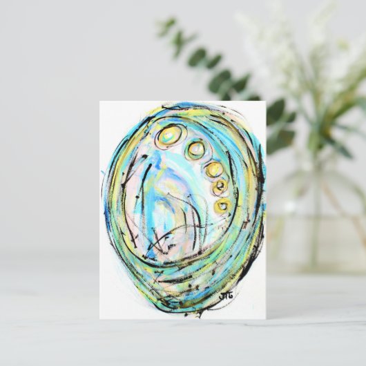 "Abalone" Briefkaart (Staand voorkant)