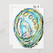 "Abalone" Briefkaart (Voorkant / Achterkant)