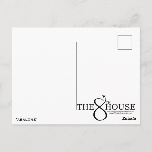 "Abalone" Briefkaart (Achterkant)