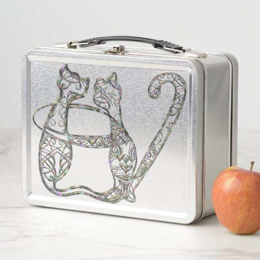 Abalone Cat Monogram Lettering (In situ)