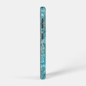 Abalone Pāua Shell Aqua Blue Samsung Galaxy Hoesje (Rechterkant)