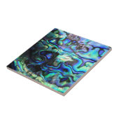Abalone paua shell tegeltje (Zijkant)