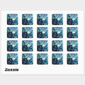 Abalone paua shell vierkante sticker (Vel)