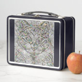 Abalone Pearl Metallic Cat Font Monogram Letter (In situ)