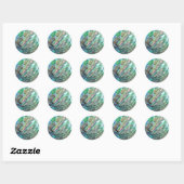 Abalone Ronde Sticker (Vel)