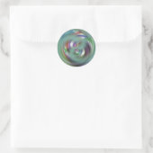 Abalone Ronde Sticker (Tas)