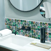 Abalone schelp textuur - cellen collage N2 Tegeltje