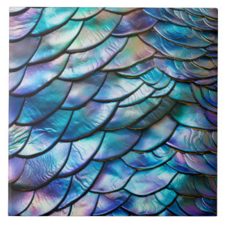 Abalone Shell Abstract Pattern Tegeltje