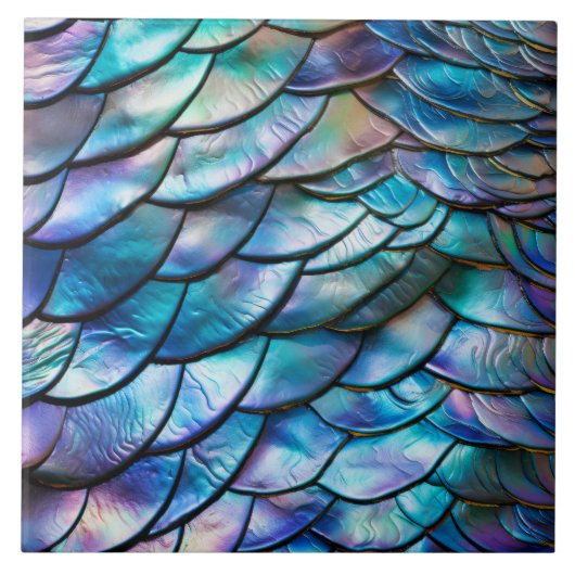 Abalone Shell Abstract Pattern Tegeltje (Voorkant)