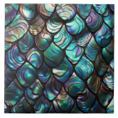 Abalone Shell Abstract Pattern Tegeltje (Voorkant)