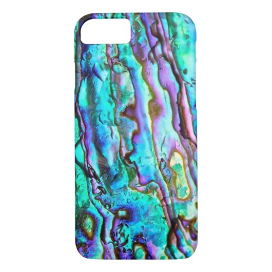 Abalone Shell Blauwgroen moeder van parelsteen Case-Mate iPhone Case (Achterkant)