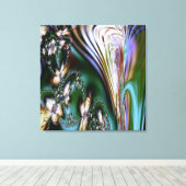 Abalone Shell Canvas Afdruk (Insitu (Houten vloer))