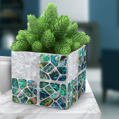 Abalone Shell en Pearl - Cellen Collage N9 Tegeltje