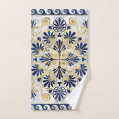 Abalone Shell et Gold de l'ornement grec (Serviette à main)