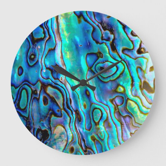Abalone shell grote klok (Voorkant)