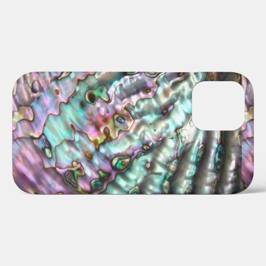 Abalone shell iPhone hoesje (Achterkant (horizontaal))