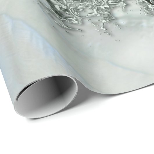 Abalone Shell Pearl en Silver 1 Cadeaupapier (Rol Hoek)