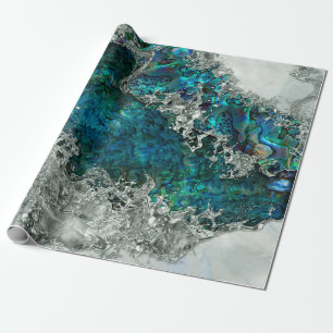 Abalone Shell Pearl en Silver 2 Cadeaupapier