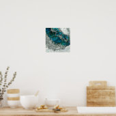 Abalone Shell Pearl en Silver 2 Poster (Keuken)
