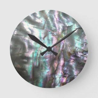 Abalone Shell Ronde Klok