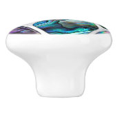 Abalone shell textuur - Cellen collage N1 Keramische Knop (Zijkant)