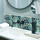 Abalone shell textuur - Cellen collage N1 Tegeltje