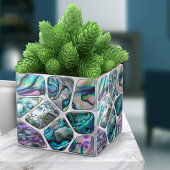 Abalone shell textuur - Cellen collage N3 Tegeltje