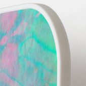 Abalone Shell Waterverf Moeder van Pearl Stone 2 Pickleball Paddle (Links Detail)