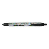 Abalone Shell Zwarte Inkt Pen (Achterkant)