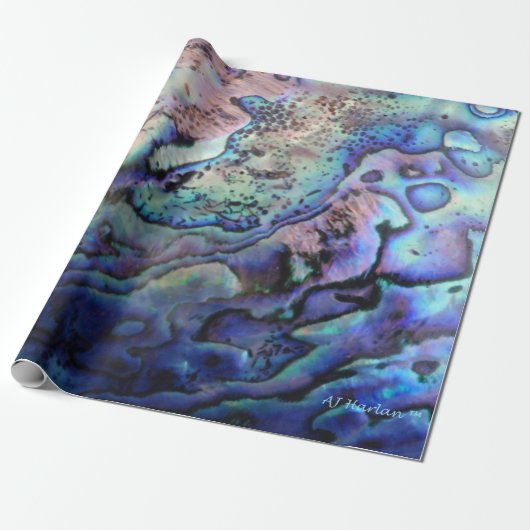 Abalone Wrapping Paper Cadeaupapier (Uitgerold)