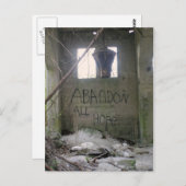 Abandon All Hope Briefkaart (Voorkant / Achterkant)