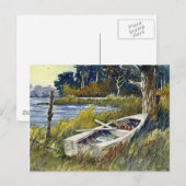 Abandon de bateau à vapeur - carte postale (Devant / Derrière)