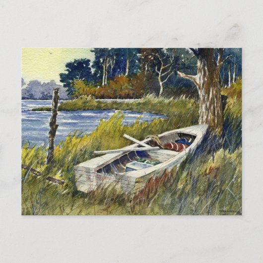 Abandon de bateau à vapeur - carte postale (Devant)