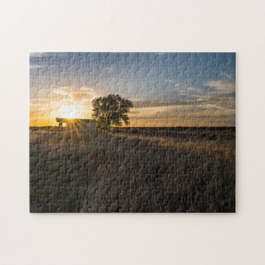 Abandon du Puzzle de Sunset Colorado Shed Sunset (Horizontal)