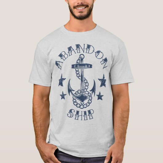 Abandon Ship Tshirt (Voorkant)