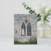 Abandoned Church Window Briefkaart (Staand voorkant)