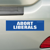 Abandonner le bumper Sticker des libéraux (En voiture)