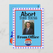 Abandonner Todd Young Carte postale (Devant / Derrière)