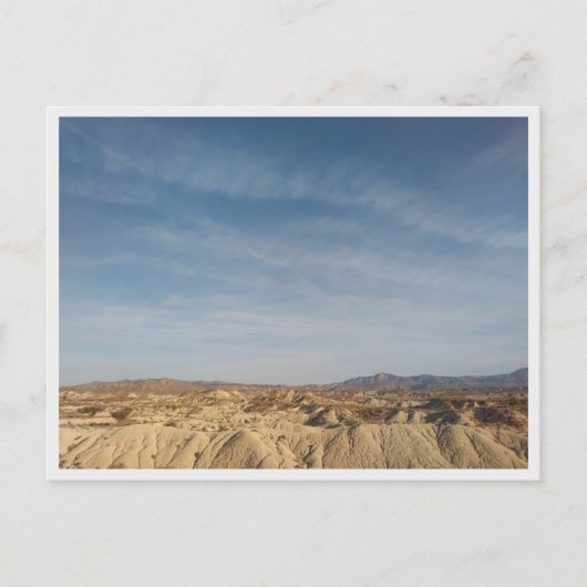 Abanilla / Mahoya woestijn (Spanje) Briefkaart (Voorkant)