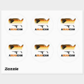 ABARICAANS - RONDE STICKER (Vel)