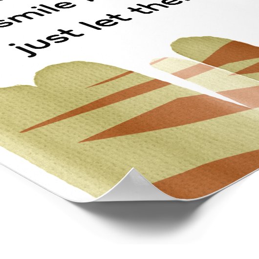 Abastract Baby shower 'Late Night Diaper' Poster (Hoek)