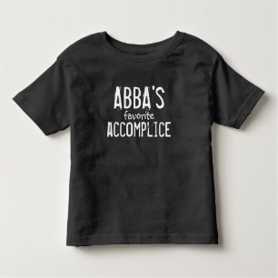 Abba Dad Funny Joke Accompce Vaderdag Gift Kinder Shirts