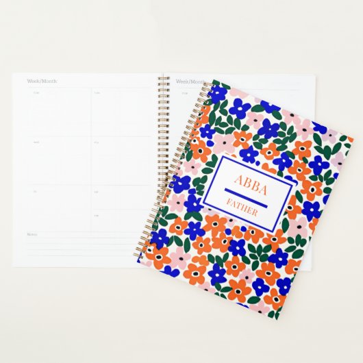 ABBA - Le nom de Dieu Prayer Planner Journal (Devant avec enveloppe)