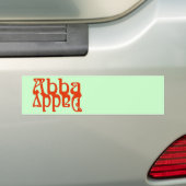 Abba papa (Vader God) Bumpersticker (Op auto)