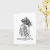 'Abba, Vader' - briefkaart (Gele Bloem)