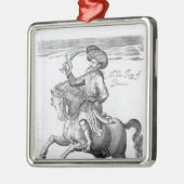 Abbas, koning van Perzië Metalen Ornament (Links)