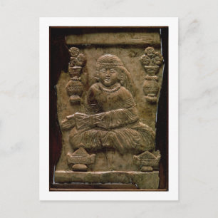 Abbasid Plaque, Irak of Iran, 12e eeuw (ivoor) Briefkaart